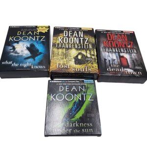 Dean Koontz Audio Book CD Lot 4 Books on CD